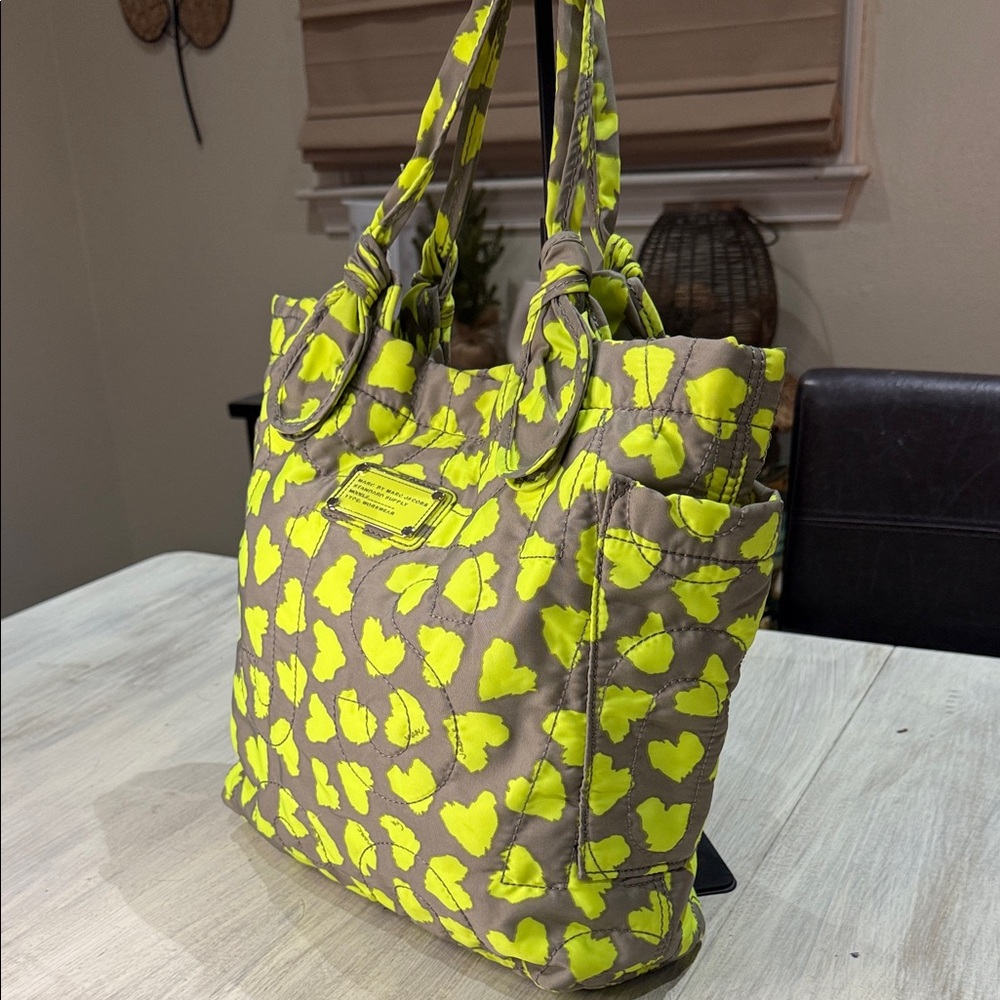 Marc By Marc Jacobs Bright Yellow and Tan Tote Bag